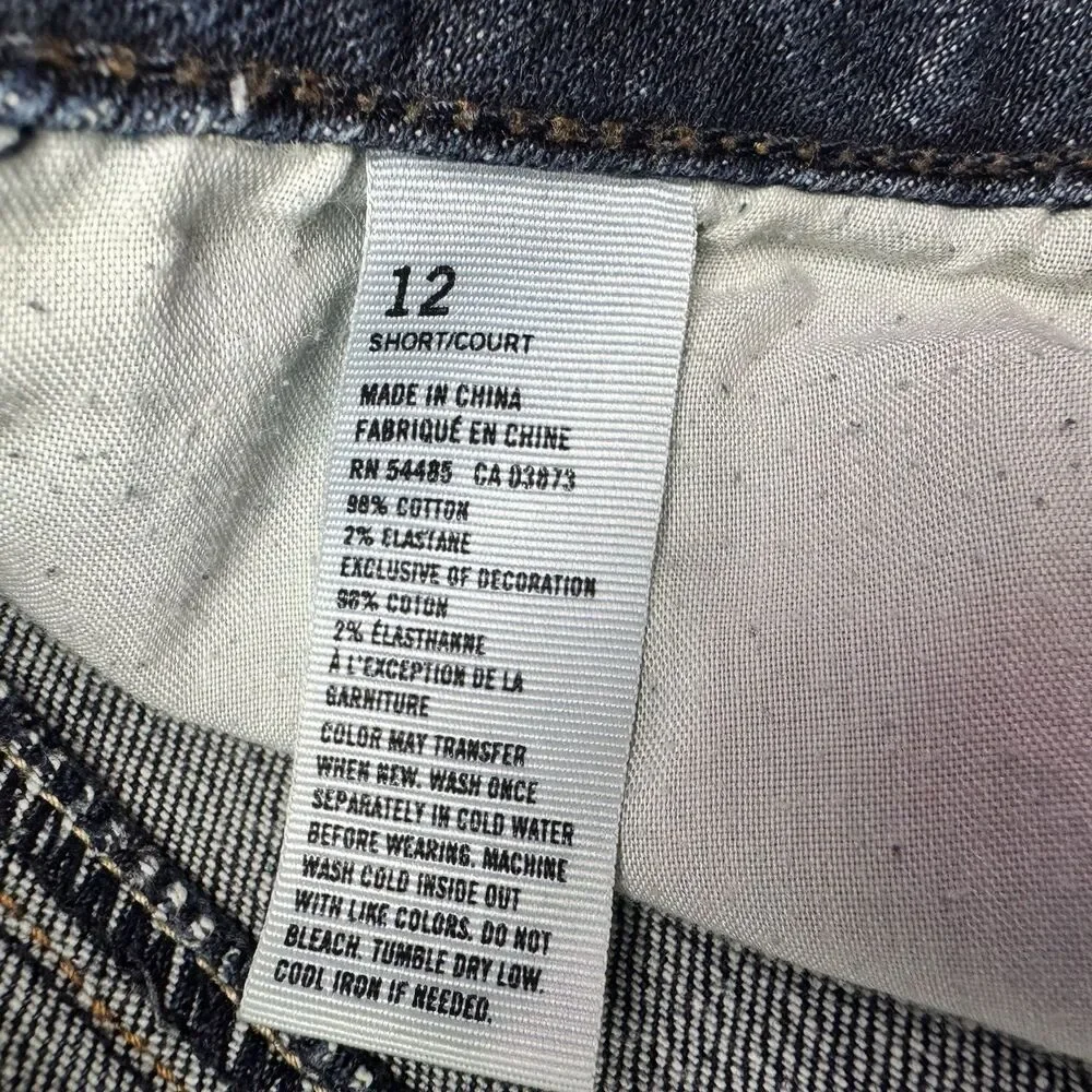 American Eagle High Rise Jegging Medium Wash Blue Skinny Jeans Size 12 Short
